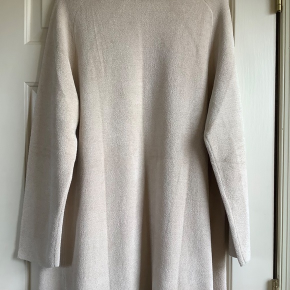 Barefoot Dreams Cozy Chic Ultra Lite Wide Collar Jacket Sand Dollar SZ XL - Picture 12 of 16